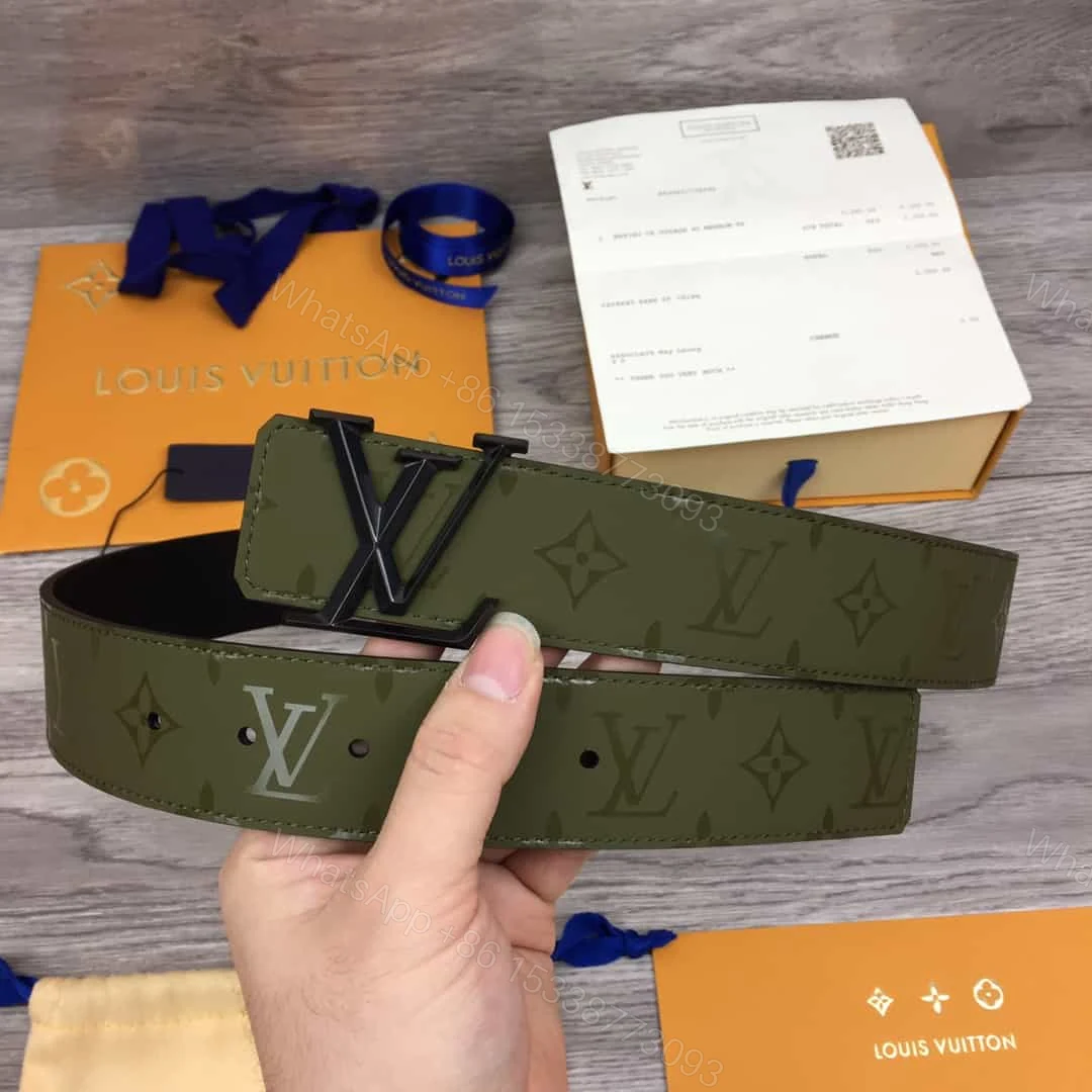 View 8 of LOUIS VUITTON LV PYRAMIDE 40MM REVERSIBLE BELT – B114