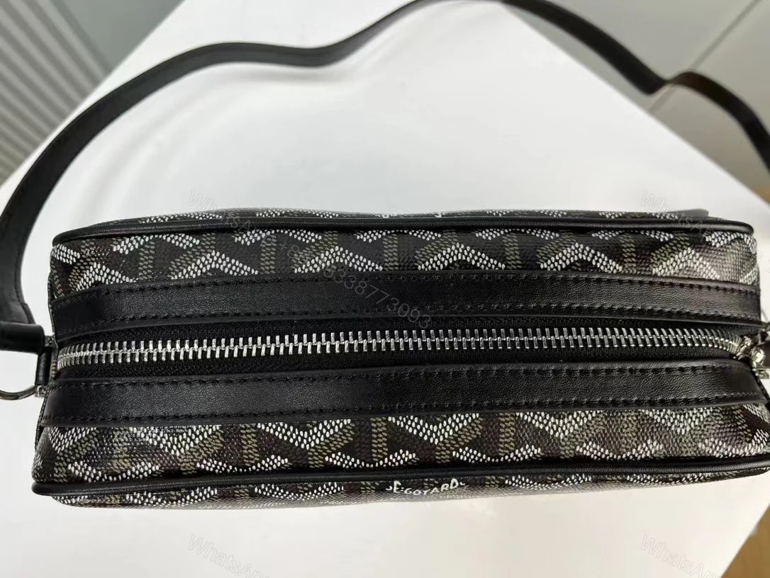 View 7 of GOYARD CAP VERT CROSSBODY GOYARDINE BLACK 23CM