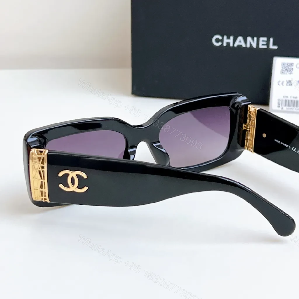 View 6 of Bold Luxury Sunglasses with Gold Accents, Oversized Frames