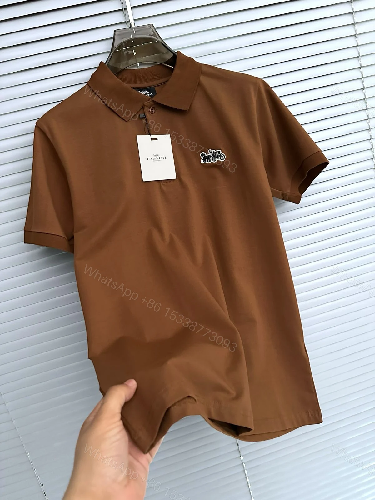 View 6 of FIRST COPY COACH IMPORTED QUALITY EXCLUSIVE POLO TEES