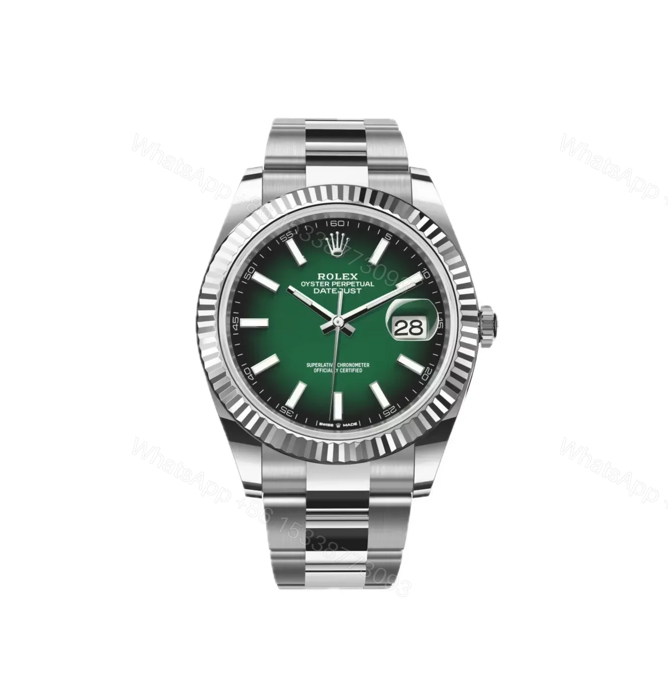 Rolex Datejust 41 Green Ombré Dial (2026) Oyster — view 1