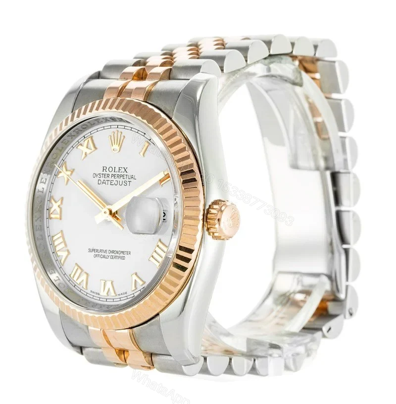 View 3 of Replica Rolex Datejust White Dial 116231 36 mm