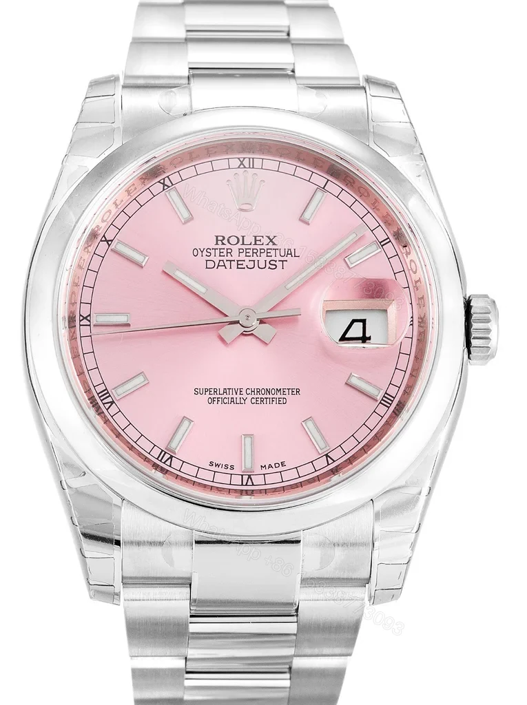 Replica Rolex Datejust Pink Dial 116200 36 mm — view 1