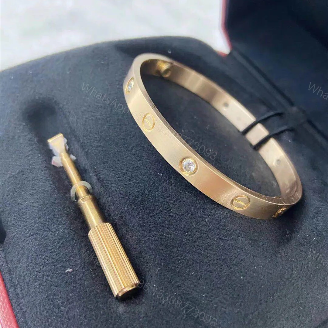 View 6 of Cartier Love Bracelet 4 Diamonds