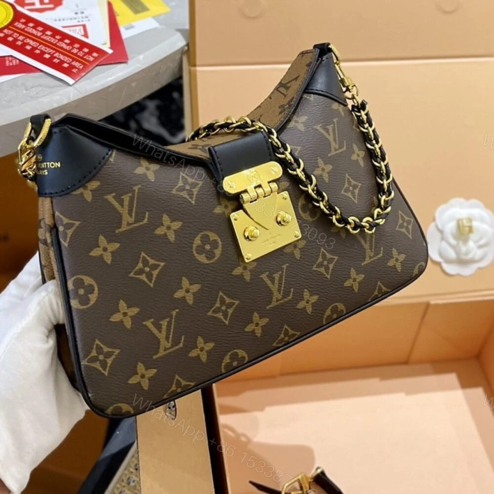 View 2 of Louis Vuitton LV Twinny Monogram Canvas Brown 27Cm M46659