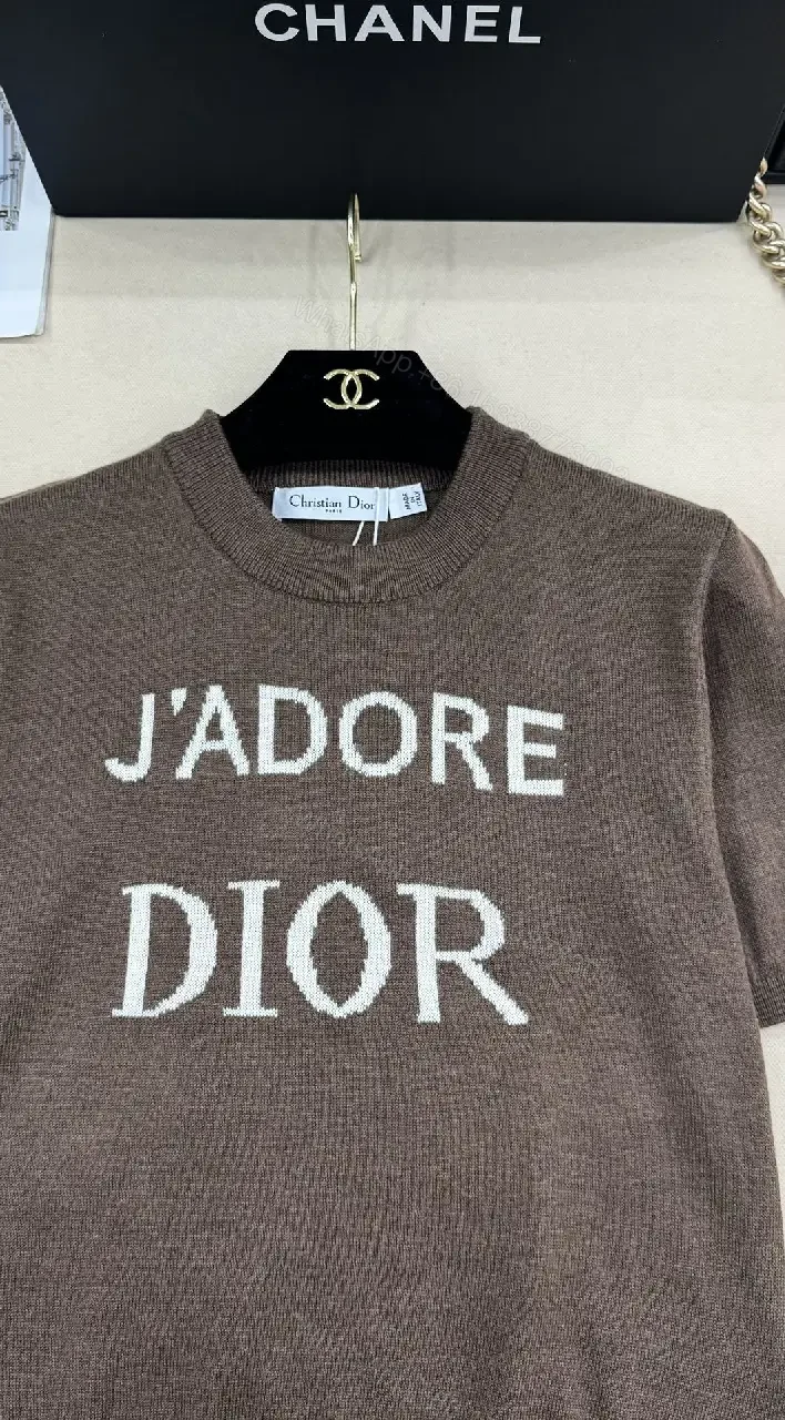 View 8 of Bold Knit Pullover + J’ADORE DIOR Typography Knitwear
