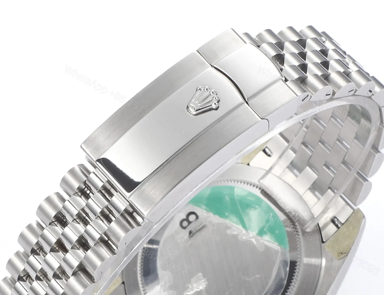 View 7 of Clean Factory – Rolex Custom Datejust 41 Green Malachite – Rolex Custom Datejust 41 Green Dial – Rolex Custom Datejust 41 Malachite Dial
