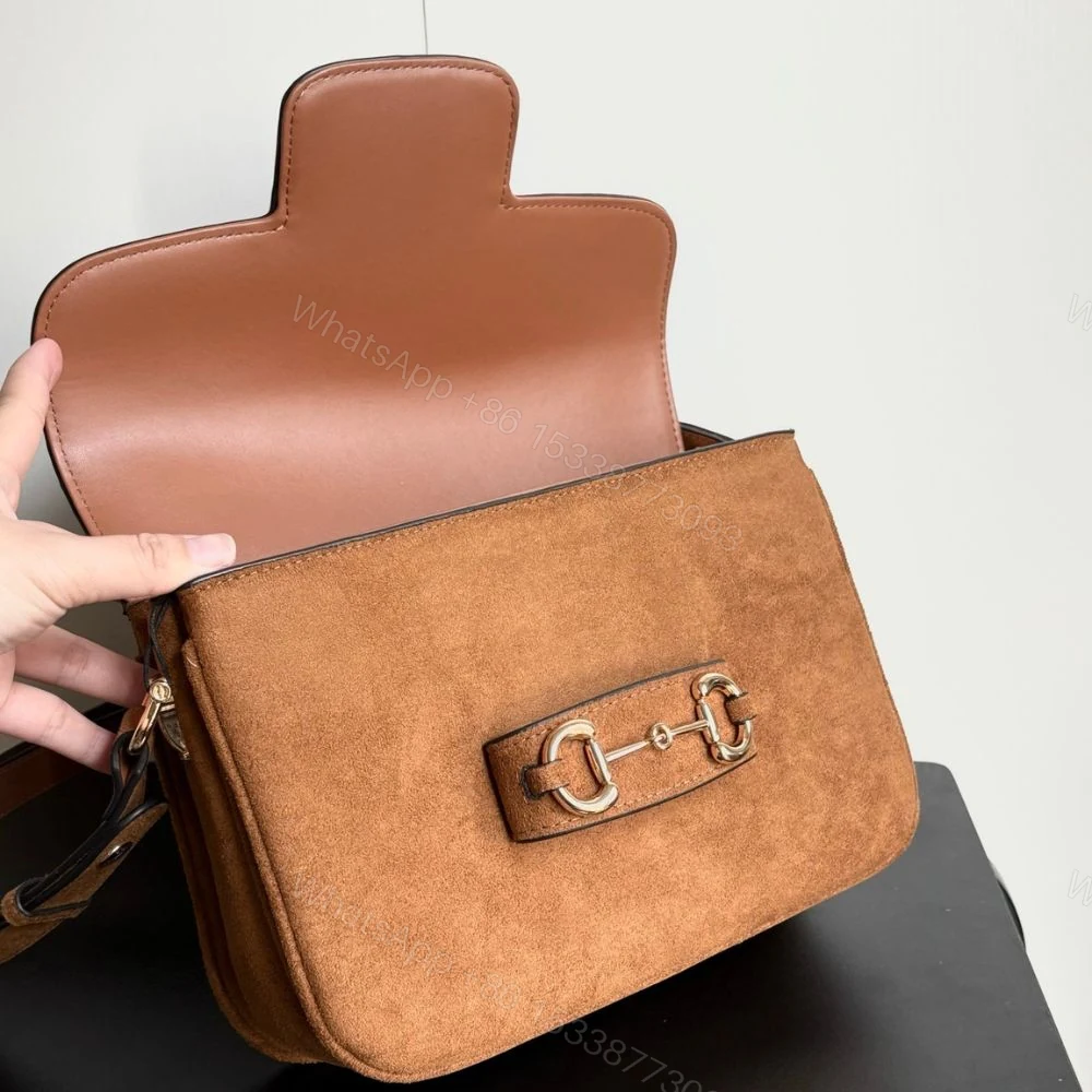 View 7 of Gucci Horsebit 1955 Aura Small Shoulder Bag Brown 26Cm