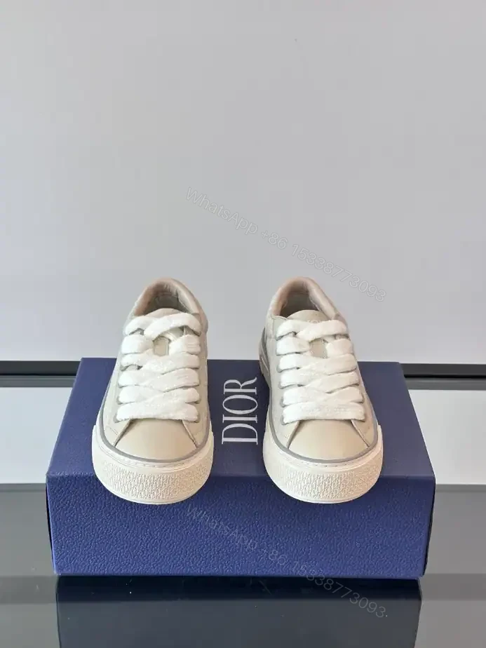 View 3 of DIOR B33 SPIN SNEAKERS BEIGE GRAINED CALFSKIN AND BEIGE GRAVITY OUTLINE LEATHER – CD201
