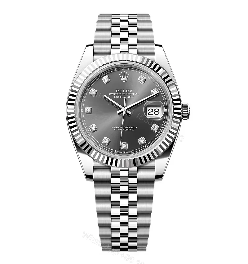 Rolex Datejust Slate Diamond Dial 126334-0006 41 mm — view 1