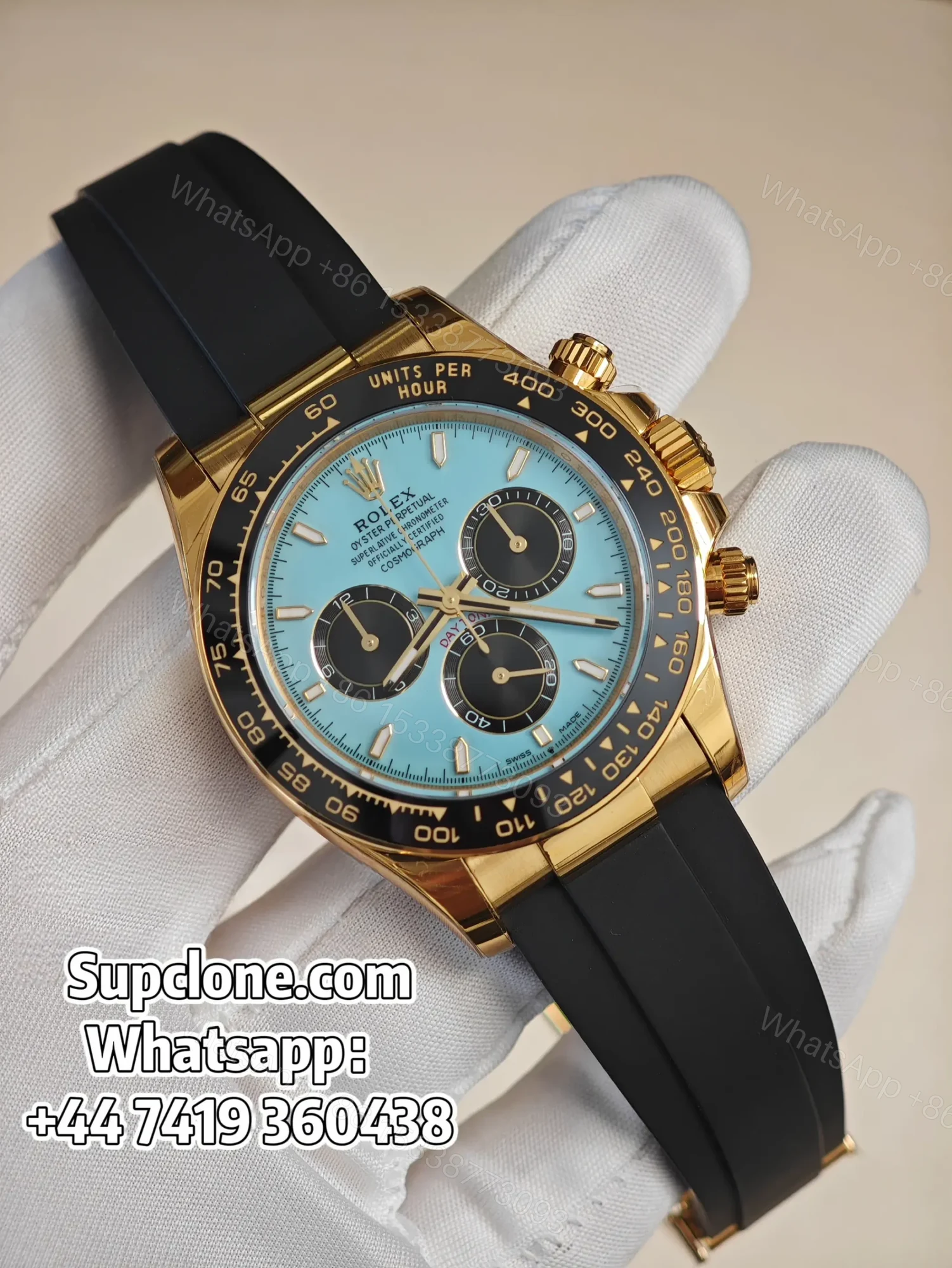 Rolex Super Clone Daytona M126518LN-0014 Tiffany Blue Dial 4131 Movement — view 1