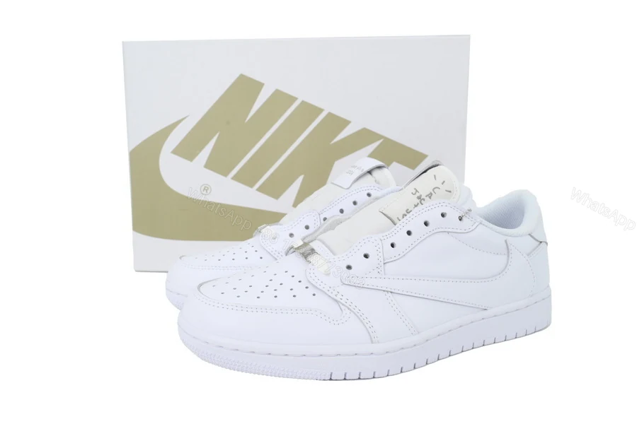 View 8 of Travis Scott x Air Jordan 1 Retro Low OG SP 'Michael Rubin White ' TD1228-111