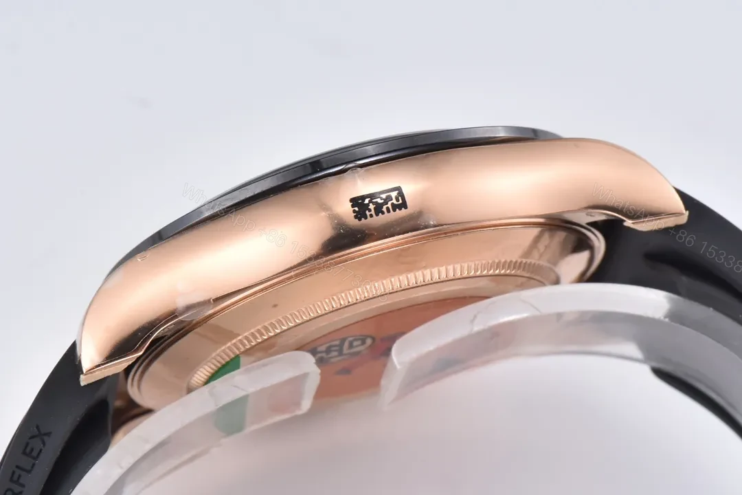 View 4 of Clean Factory Clean Rose Gold Daytona Black Dial Watch