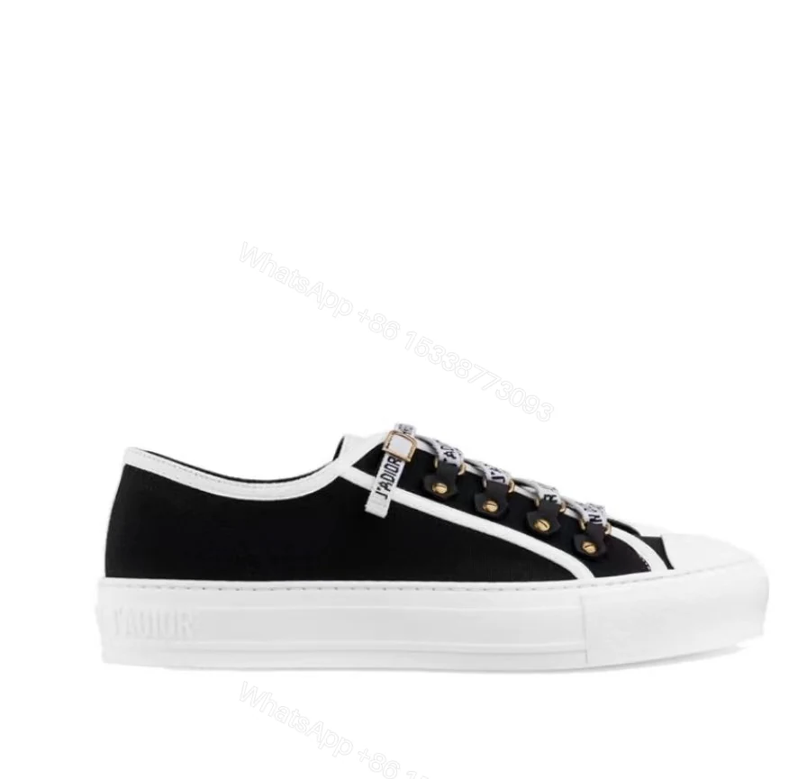 View 2 of Dior Walk'N'Dior Low Top Black Canvas KCK177CVA_S12X