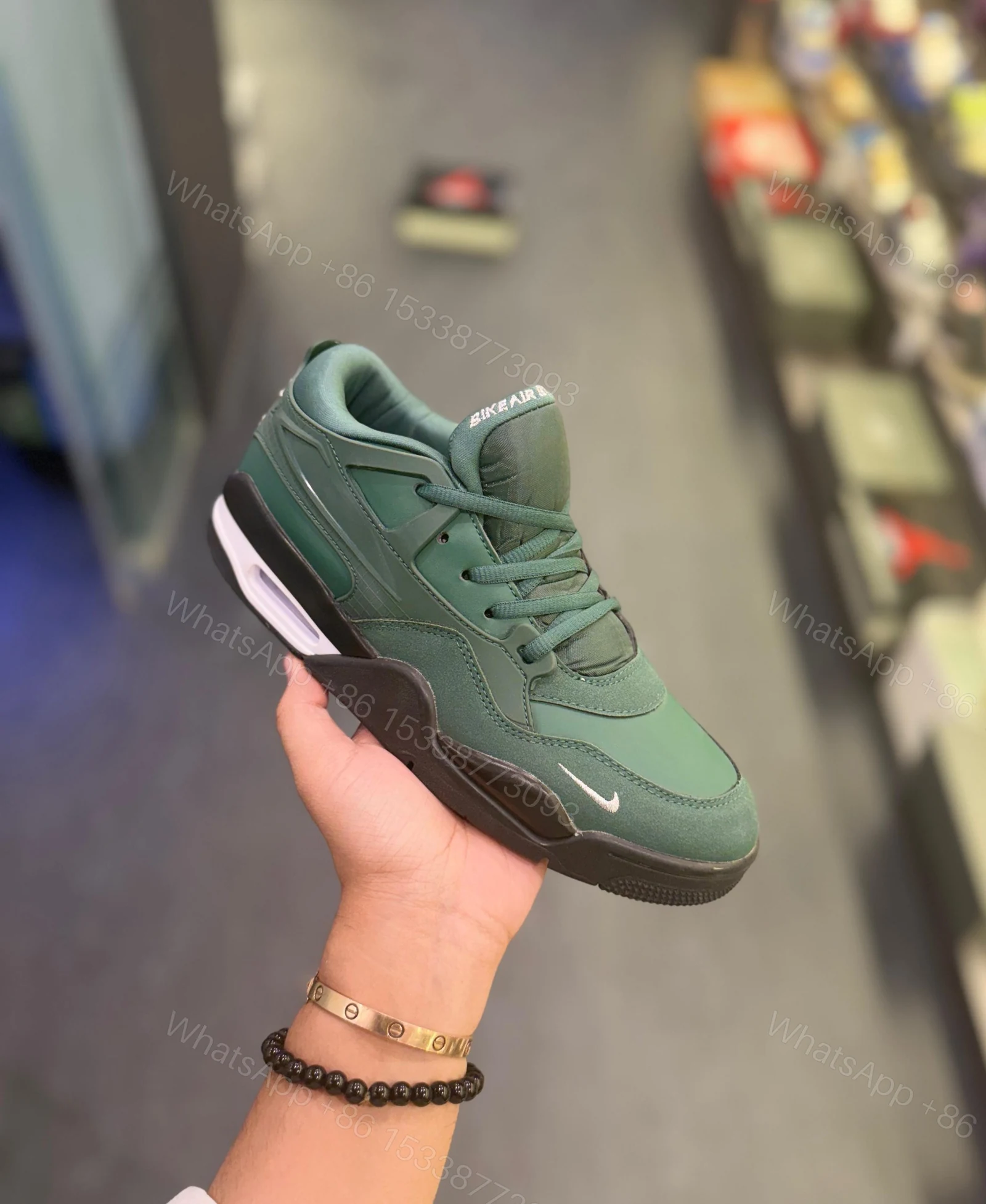 View 7 of FIRST COPY AIR JORDANS 4 RM NIGEL PRO GREEN