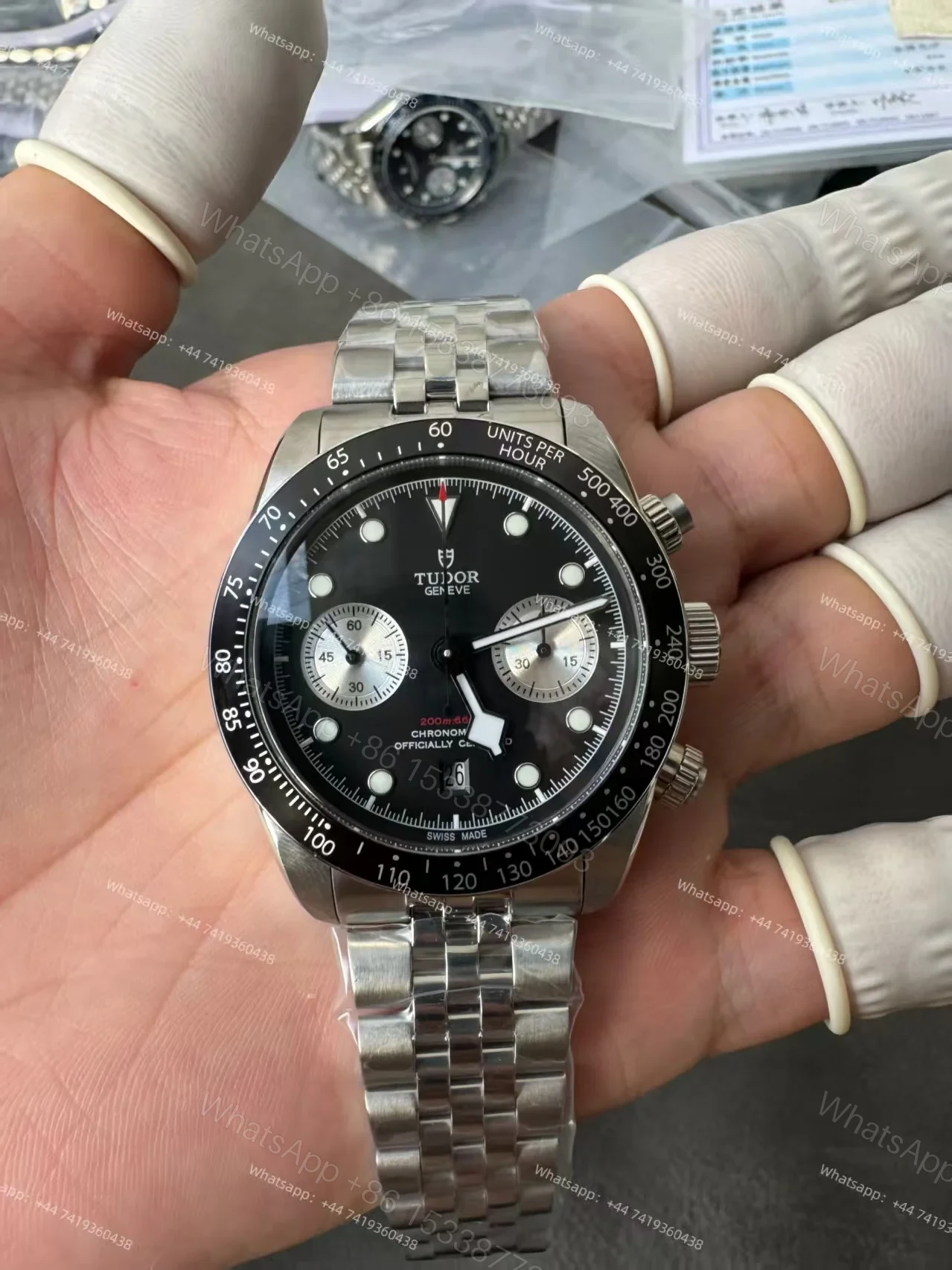 View 11 of Tudor Super Clone Black Bay Chronograph M79360N-0013 Black Dial