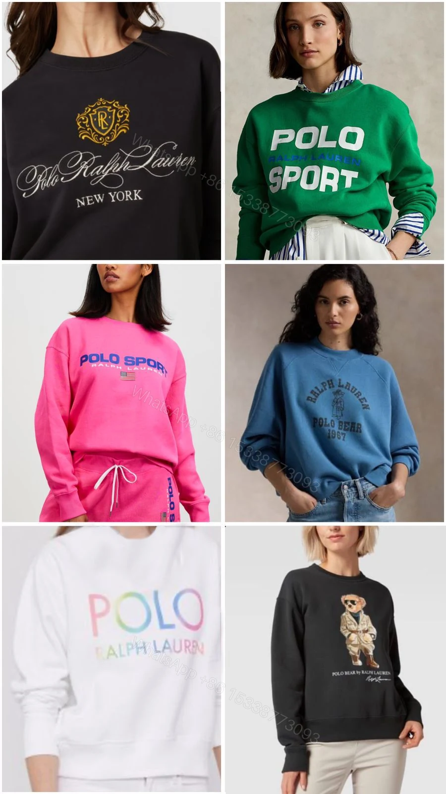 View 2 of FIRST COPY RALPH EXCLUSIVE ROUND NECK SWEATSHIRT FOR LADIES