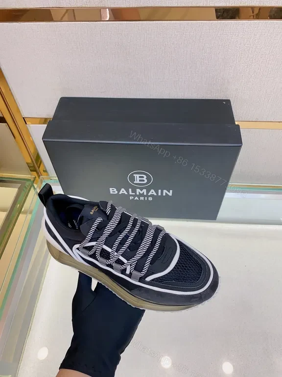 Bold Knit High-Tops: Luxe Streetwear Sneaker — view 1