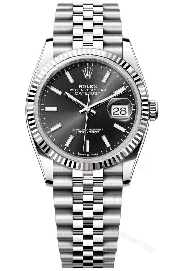 Rolex Datejust M126334-0006 Black Dial 1:1 Replica Jubilee 36MM 3235 Movement Super Clone Watch — view 1