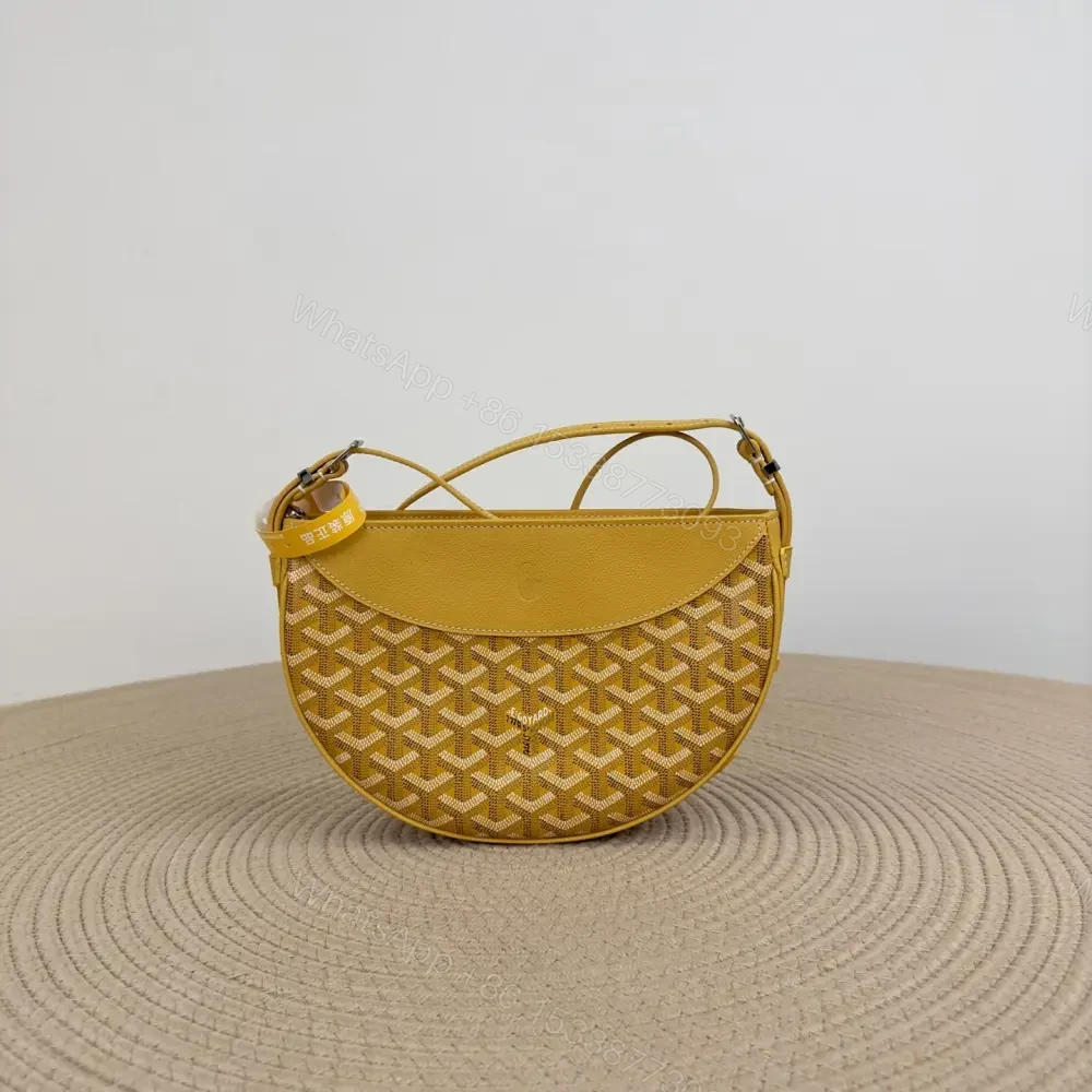 View 2 of 高仿Goyard*08CL08P單肩半月包黃色免檢版