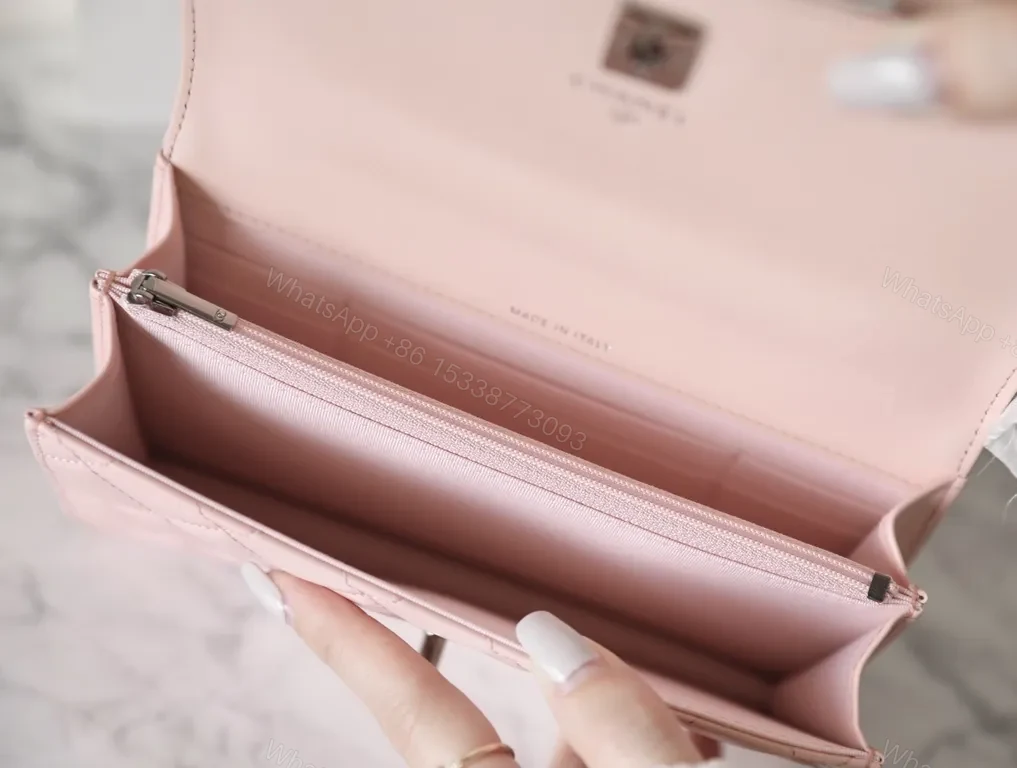 View 5 of Pink Quilted Flap Bag | Soft Luxury, Everyday Icon