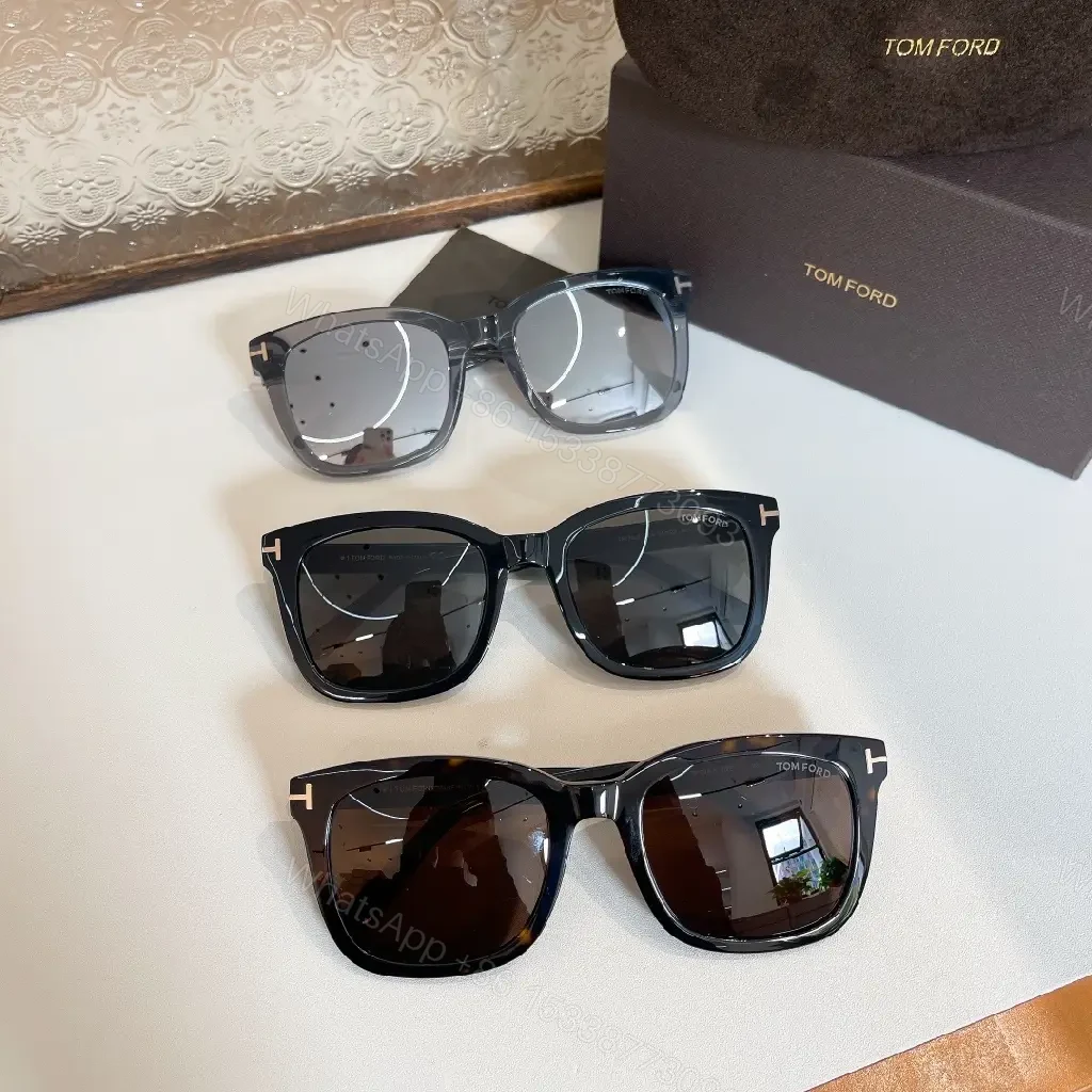 View 8 of Glossy Black Acetate Sunglasses, Modern Rectangular Style, Polarized Lenses
