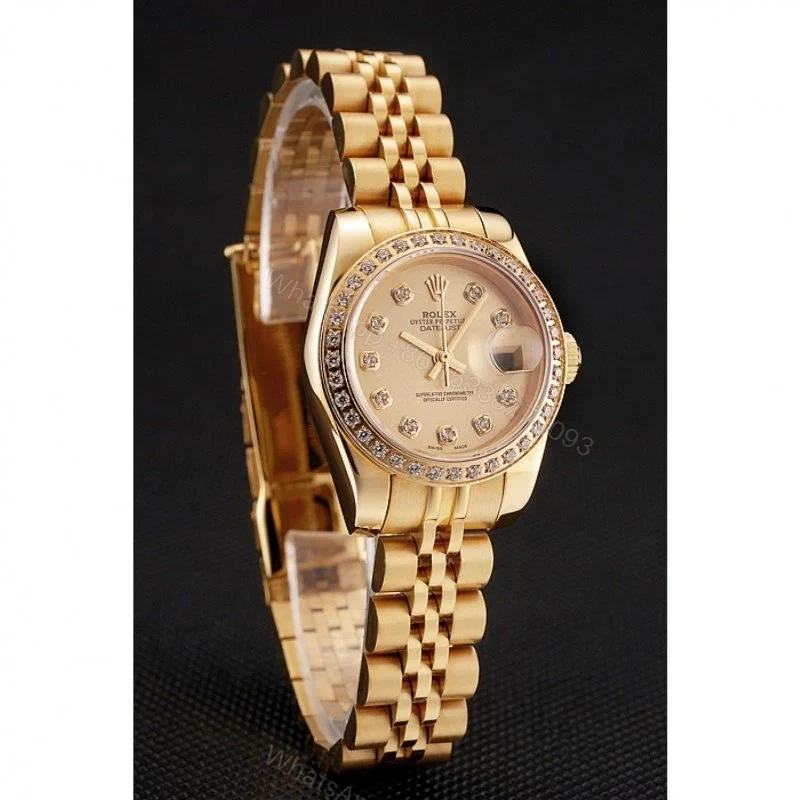 View 3 of Rolex Datejust Gold Dial 1454096 31 mm