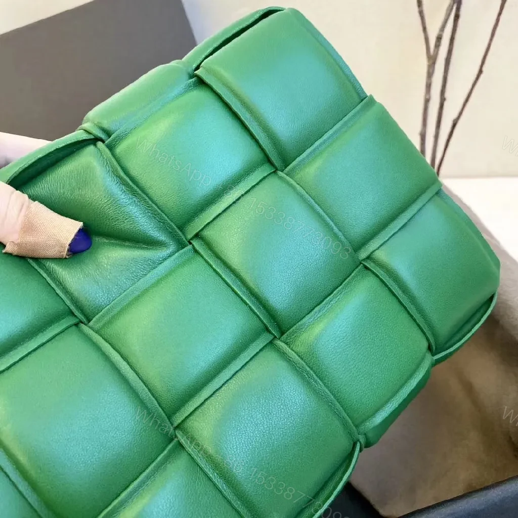 View 3 of Emerald Padded Crossbody: Textured, Everyday Chic Bag
