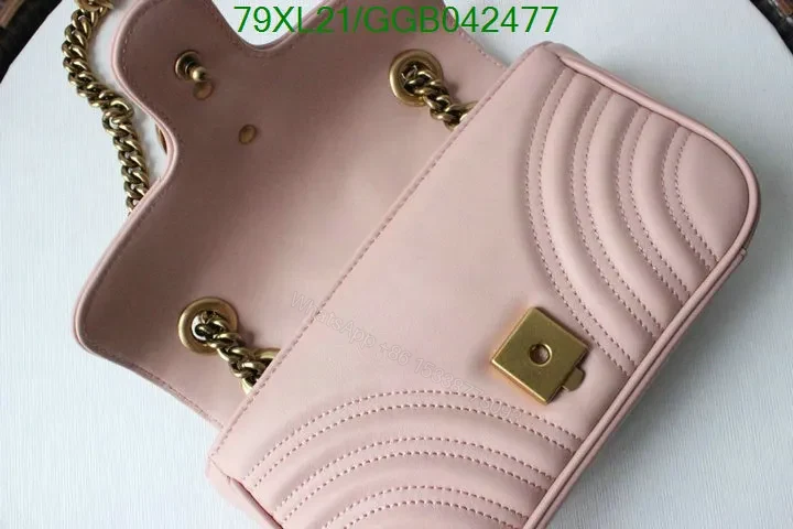 View 30 of Mini Gucci GG Marmont Bag in Red Matelassé Leather 768543
