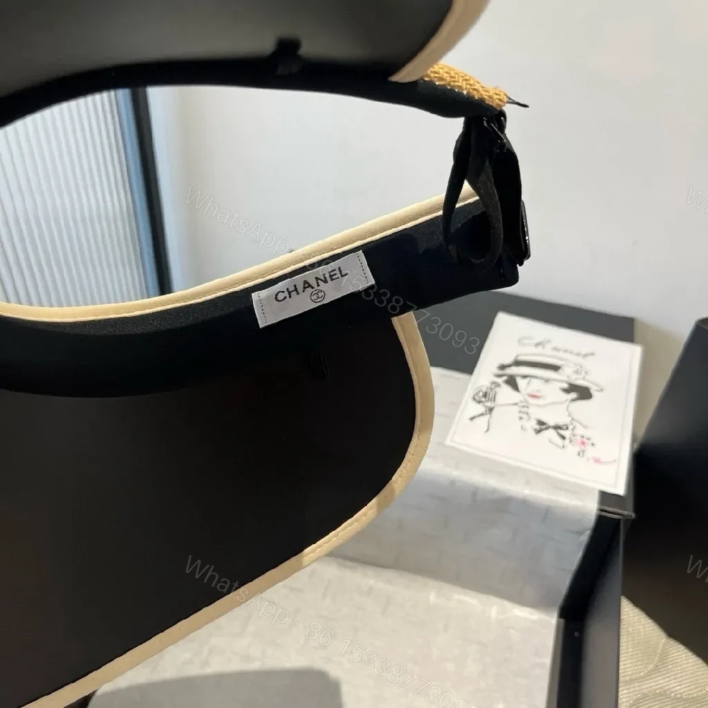 View 6 of Chic Textured Visor: Breathable, Sun-Shielding Comfort