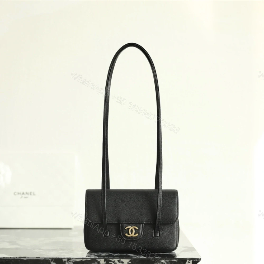 高仿Chanel*26P系列AP5068小牛皮單肩包黑色Mini免檢版 — view 1