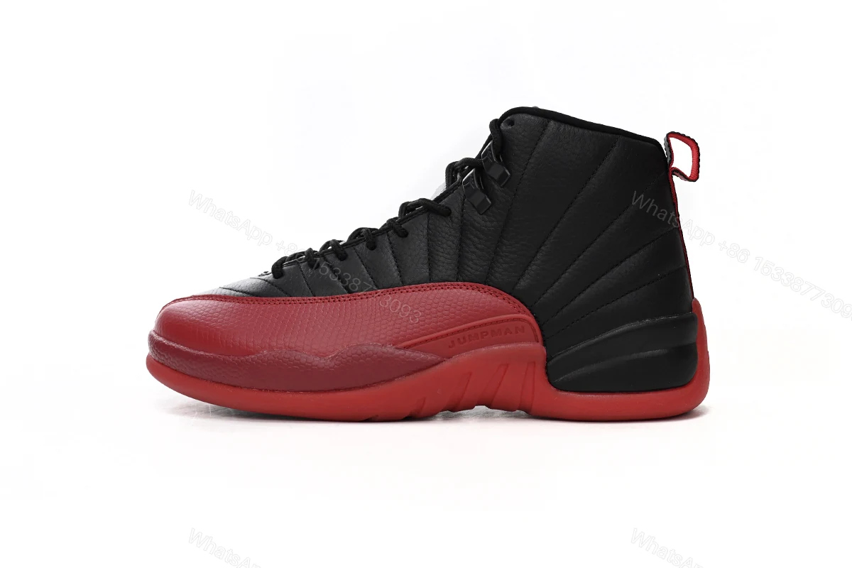 View 11 of Air Jordan 12 “Flu Game” Black Red 130690-002
