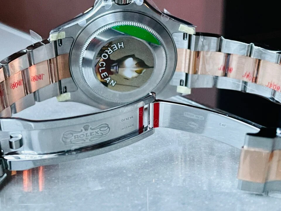 View 9 of CF FACTORY 1:1 Rolex Yacht-Master 116621 SS/RG 904L steel Black Dial VS3235