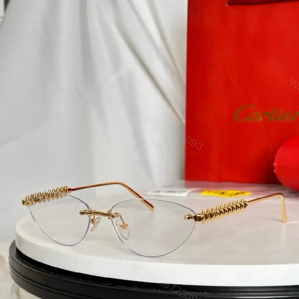 View 10 of Gold Frame Sunglasses with Beaded Temples, Gradient Lenses