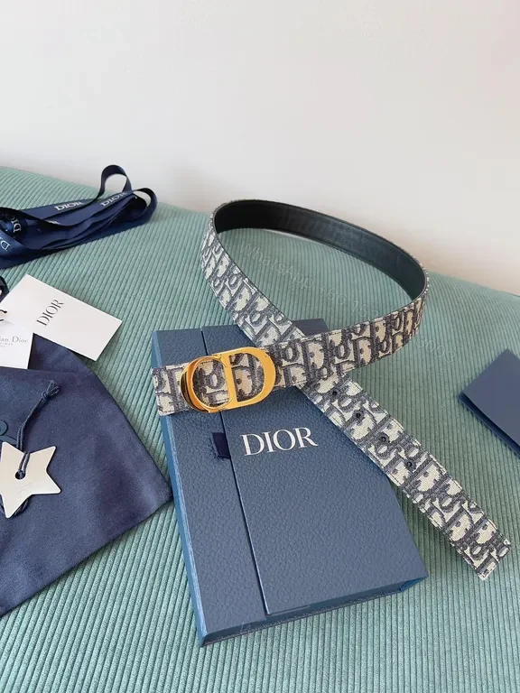 View 7 of Dior Oblique Belt: Signature Pattern, All-Season Style