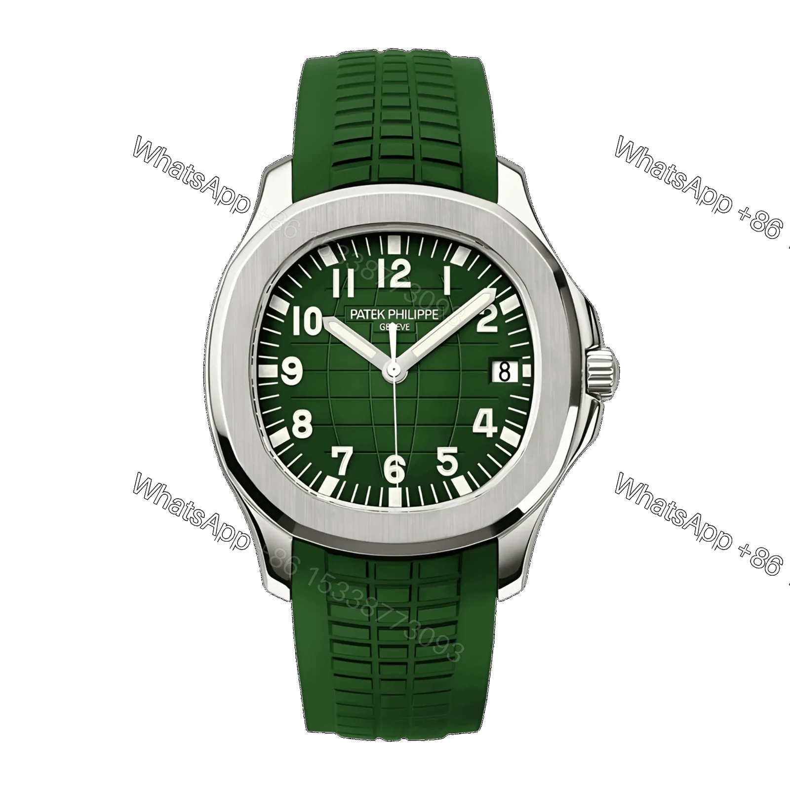 Replica Aquanaut Green Dial Patek Philippe Aquanaut 5168G — view 1