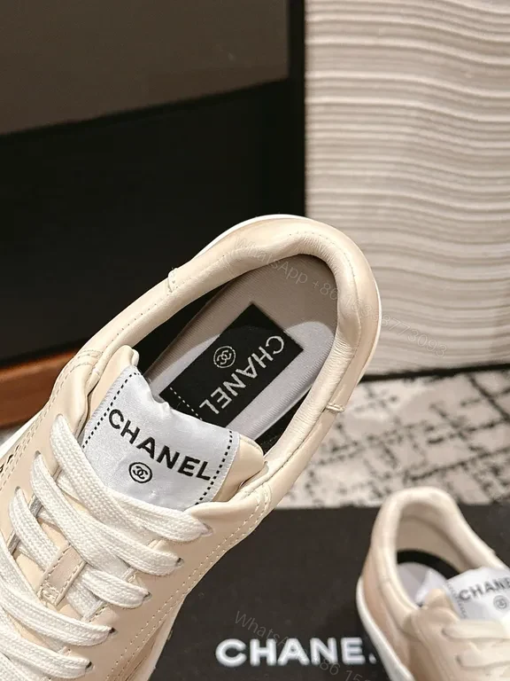 View 7 of Chanel-Inspired Leather Sneakers: Subtle Luxury Comfort