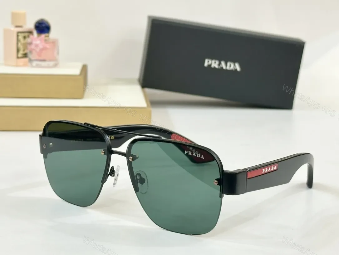 View 2 of Bold Black/White Aviator Sunglasses with Statement Stripe