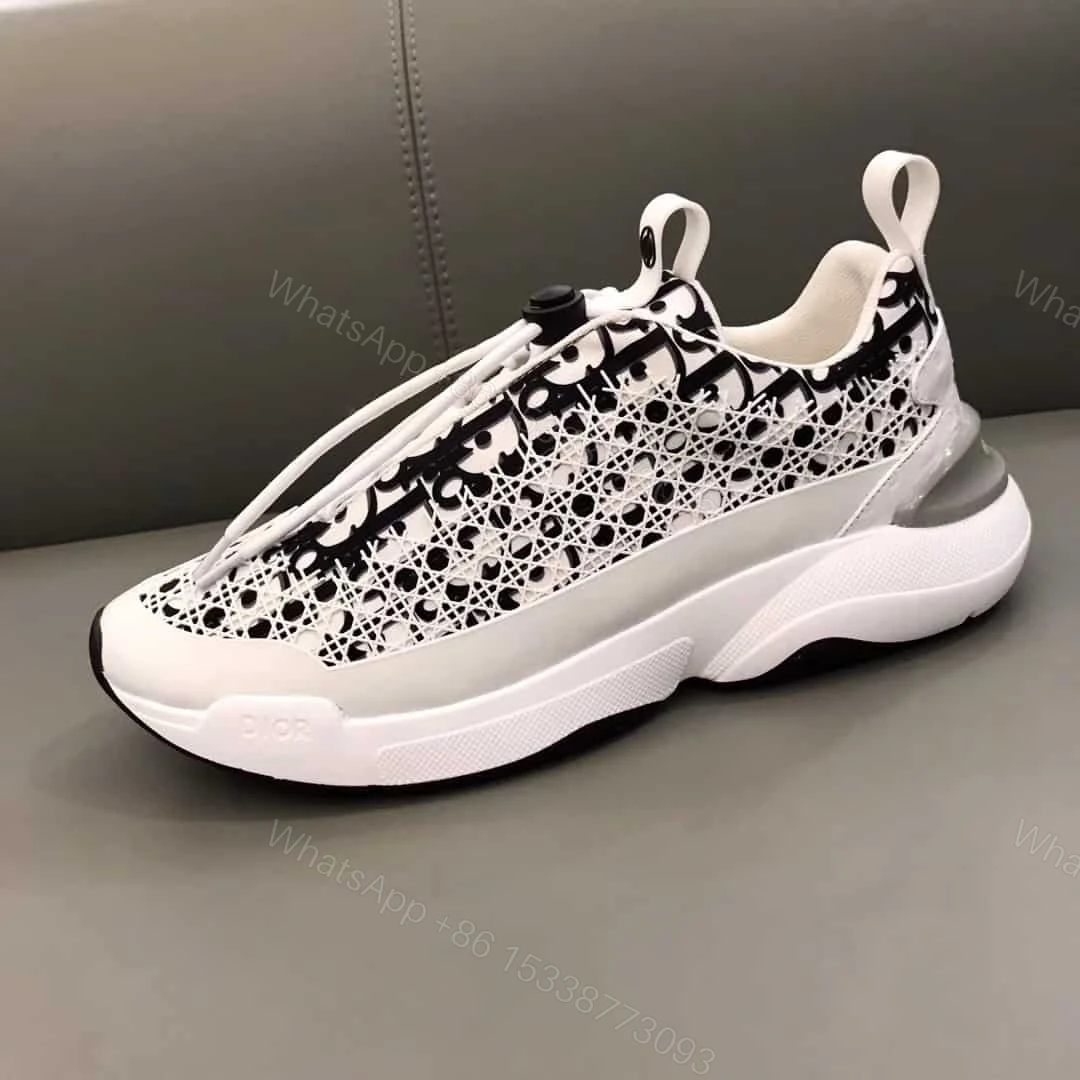 View 5 of DIOR B24 CANNAGE MOTIF BLACK SNEAKER – CD21