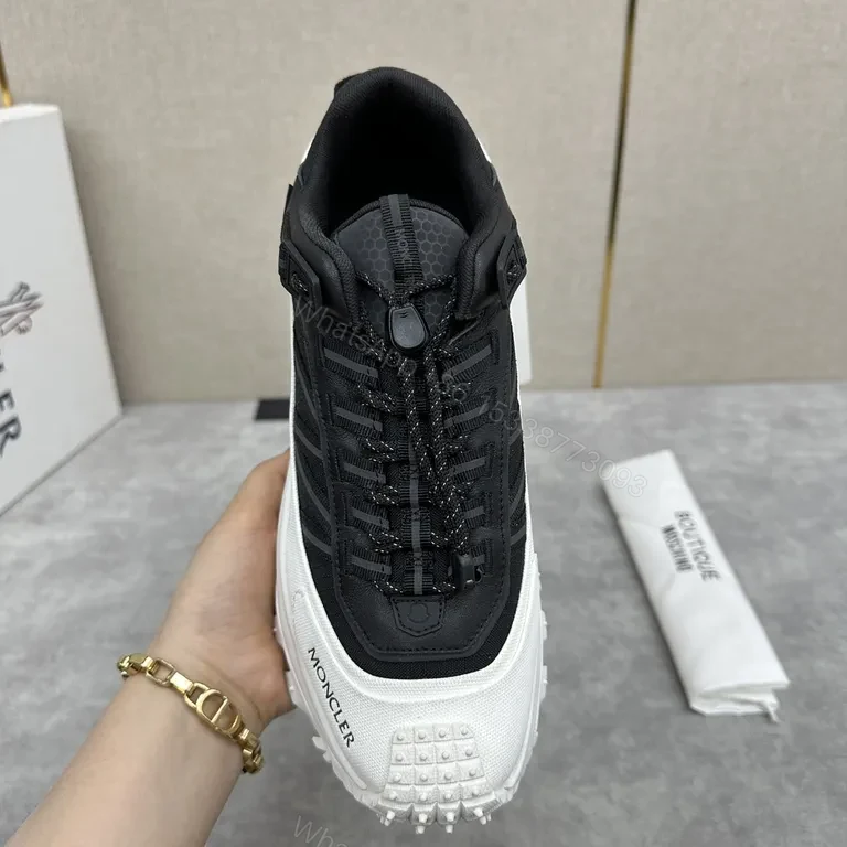 View 9 of Chunky Contrast Runner: Moncler-Textured Luxury High-Tops