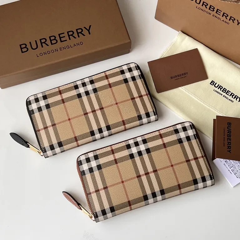 View 5 of Iconic Burberry Check Wallet: Day-to-Night Luxury Wallet