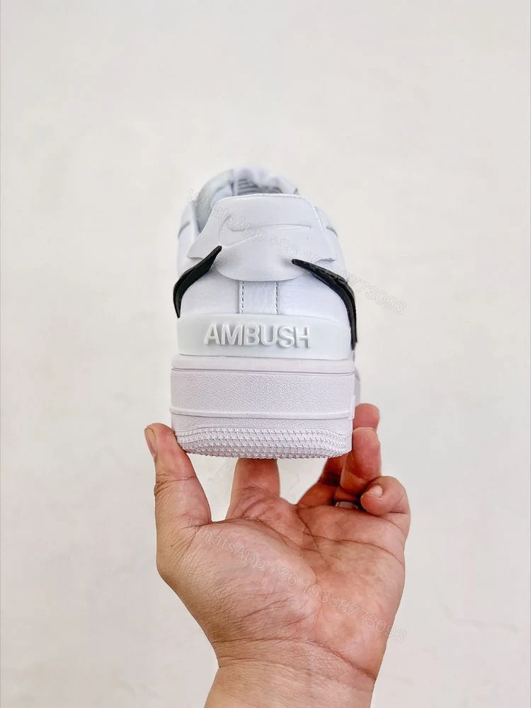 View 4 of FIRST COPY NIKE AIRFORCE AMBUSH WHITE BLACK