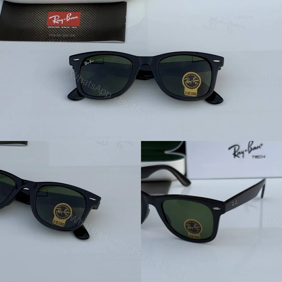 View 2 of First Copy Rayban 2140 Black Green een