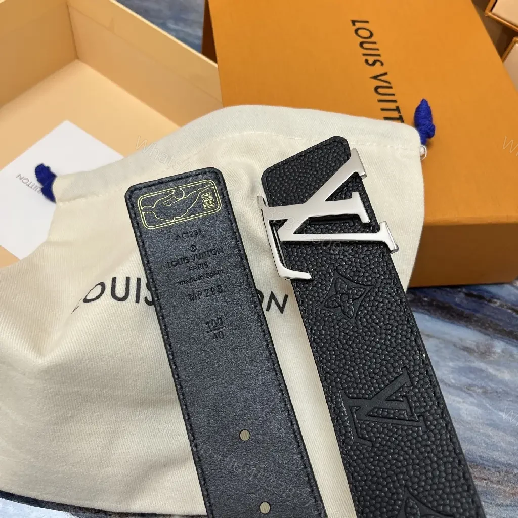 View 3 of Refined Leather Belt – Monogram Buckle, Everyday Luxury Belt