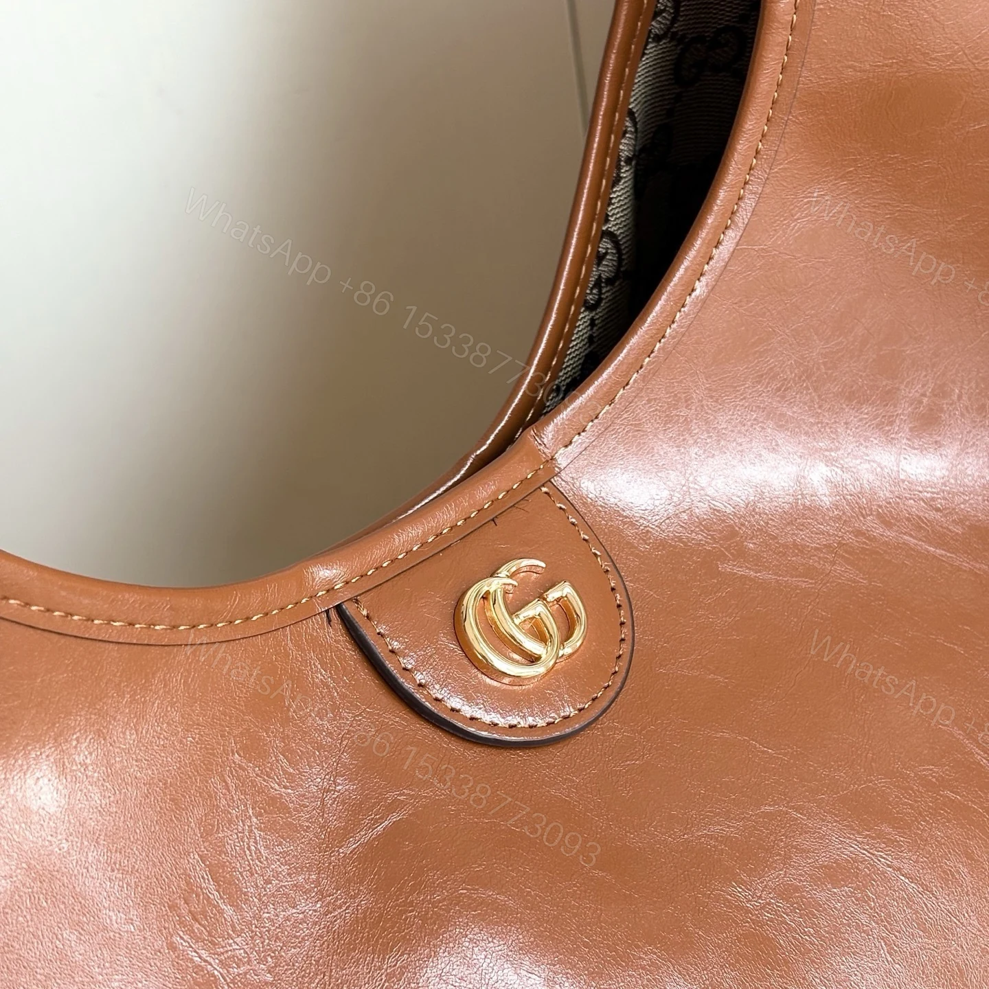 View 7 of Gucci Giglio Large Tote Bag Dark Brown 60Cm