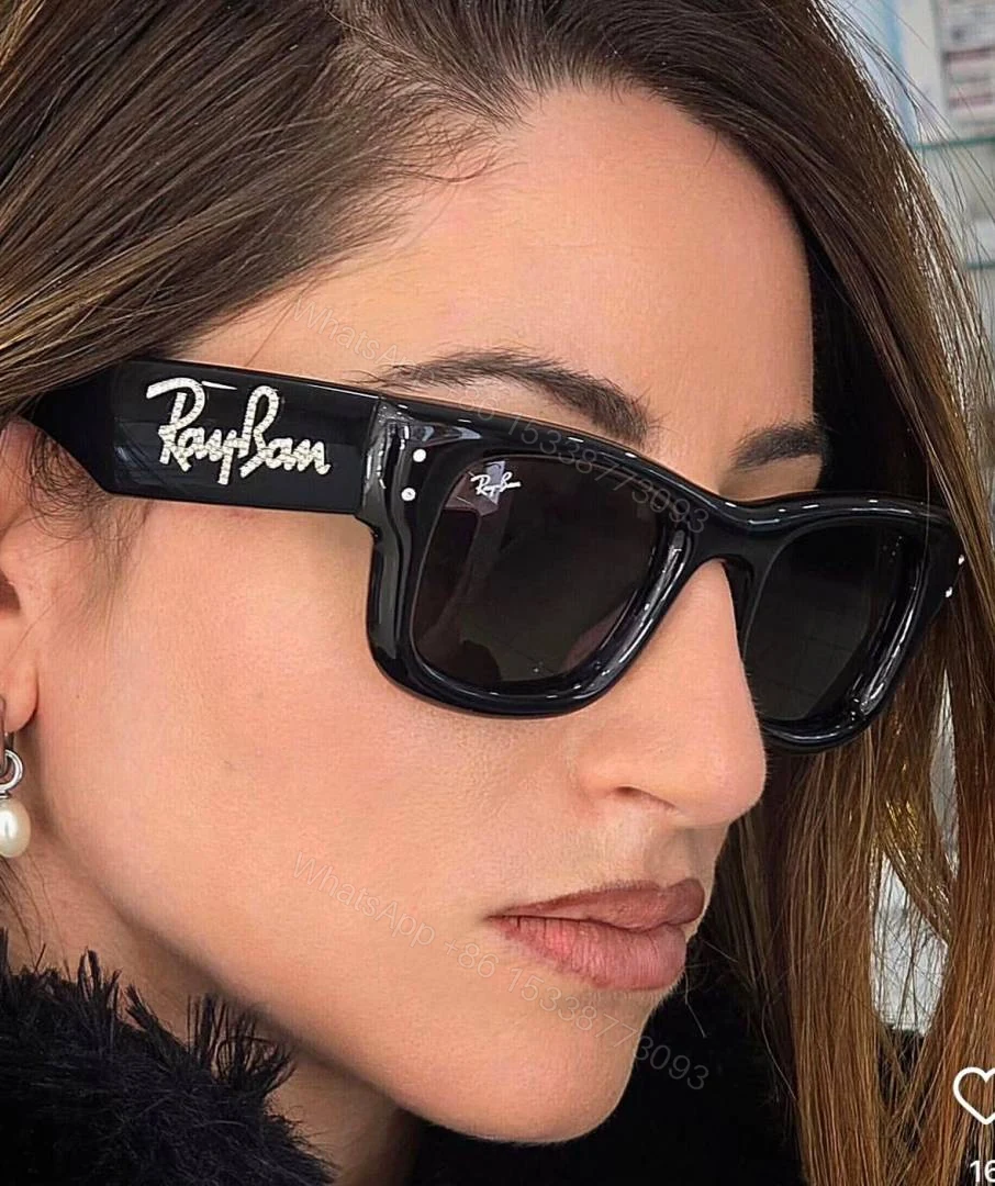 View 2 of First Copy RayBan 4940 Puffer Diamond Sunglasses