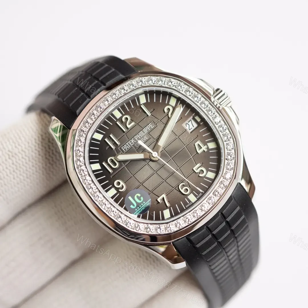 View 2 of Patek Philippe Aquanaut Diamond Bezel Watch Black Rubber Strap Ultimate 40MM PP-AQUANAUT-40-DIA-BEZEL-BLK-RUB