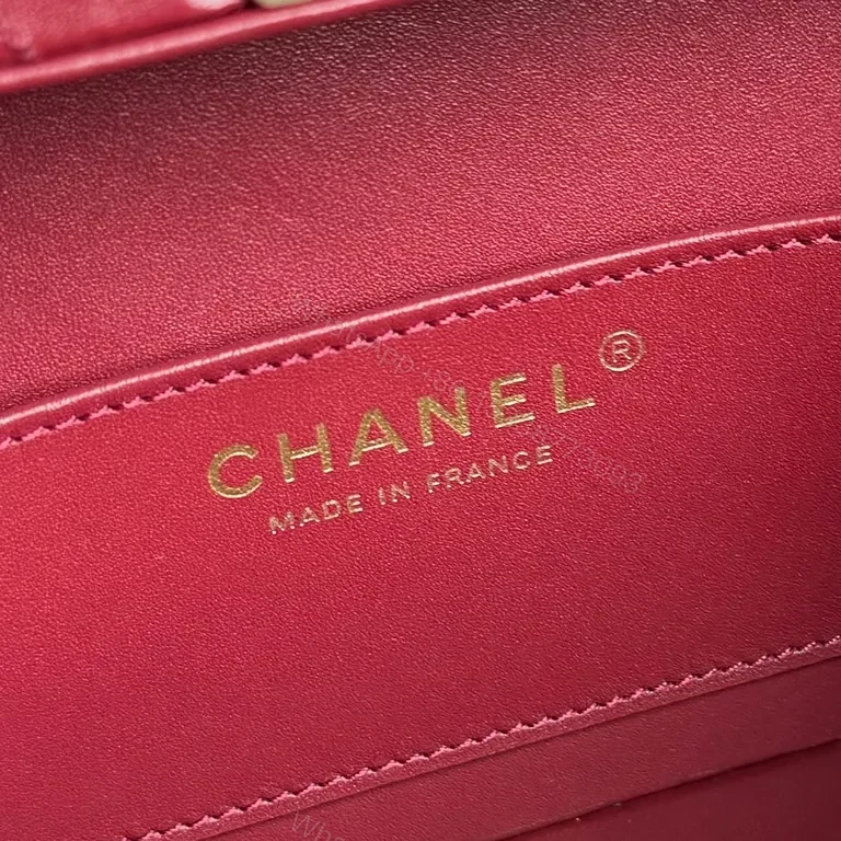 View 9 of Chic Quilted Crossbody Bag - Burgundy Leather Luxe