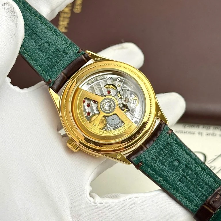 View 4 of Rolex Perpetual 1908 Yellow Clone 11 Watch 39mm White Dial
