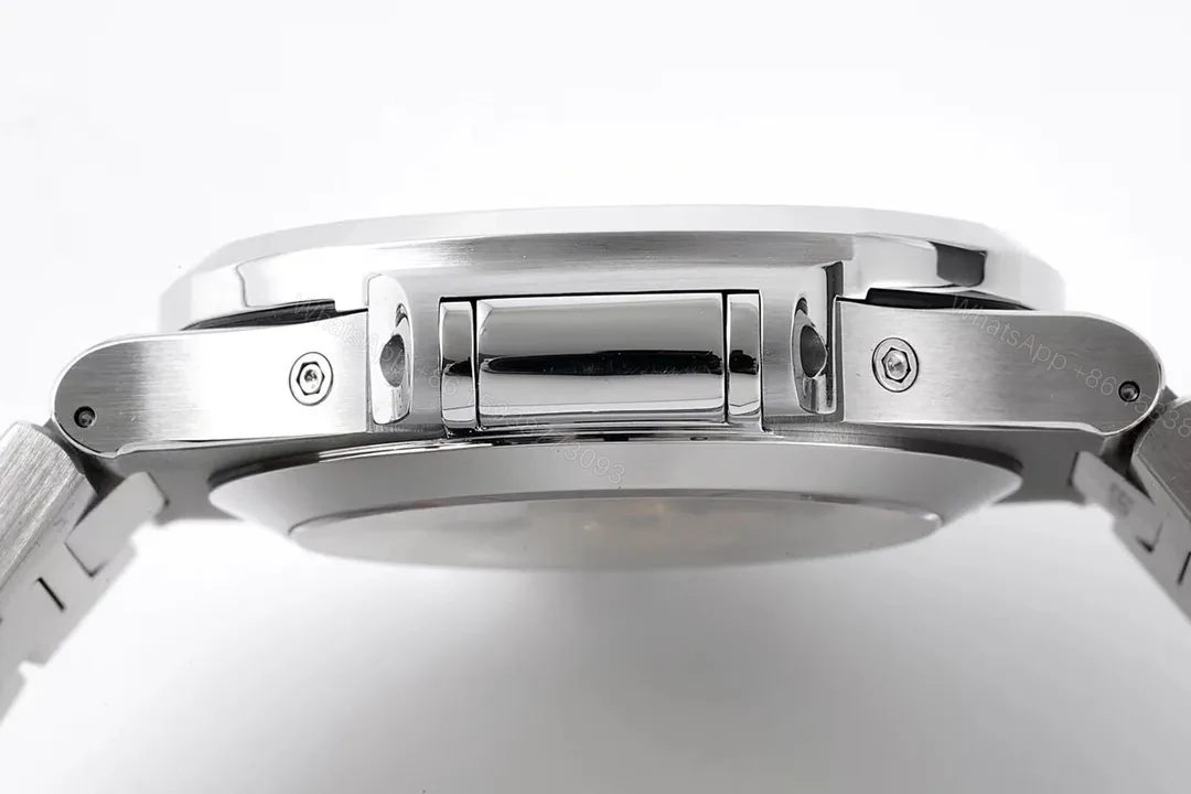 View 7 of Patek Philippe Nautilus Silver Annual Calendar